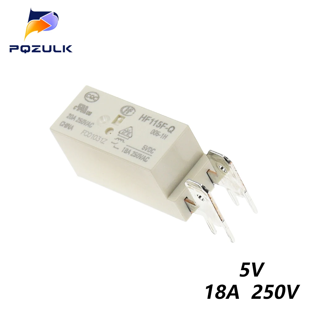 Relais HF115F-Q-009-1DG - 9V DC, 16A 250V AC - Pour Applications De Contrôle Et De Commutation électrique, Montage Sur Circuit Imprimé - 6