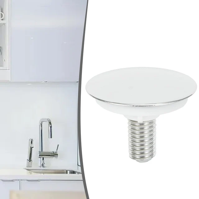 Kitchen Sink Tap Hole Covers Stainless Steel Basin Hole Sealing Plug Anti-leakage Basin Laundry ABS Plastic 49mm Accessories 5