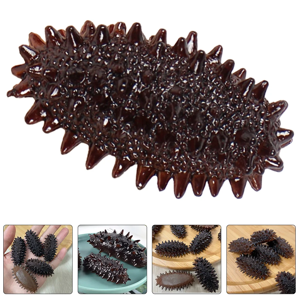 

Реалистичный поддельный морской огурец, реалистичная модель морского огурца для демонстрации рынка магазинов, 10 шт.