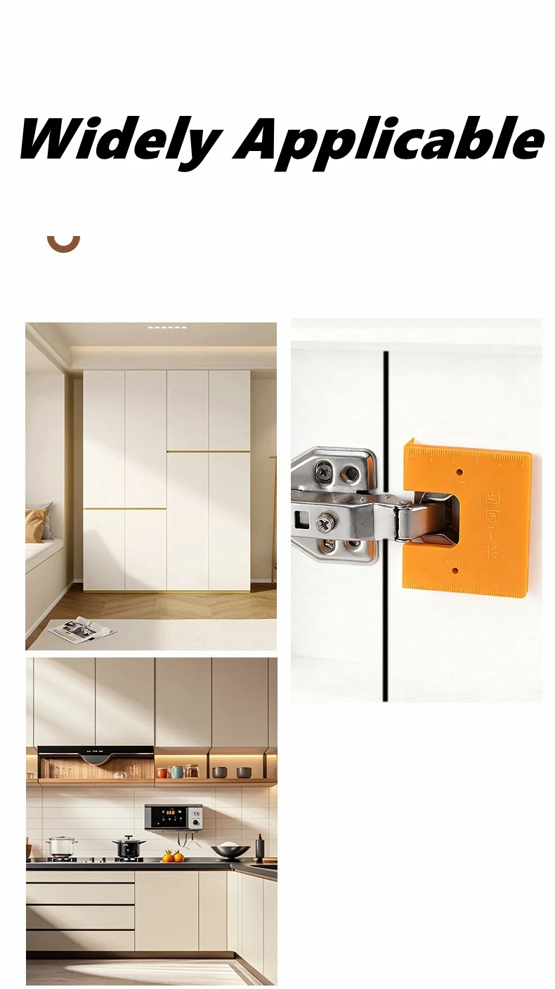 Hinge Installation Positioning With Magnetic Woodworking Quick Installation Aid Point Fixed Plate For Cabinet Door Panel Hinge