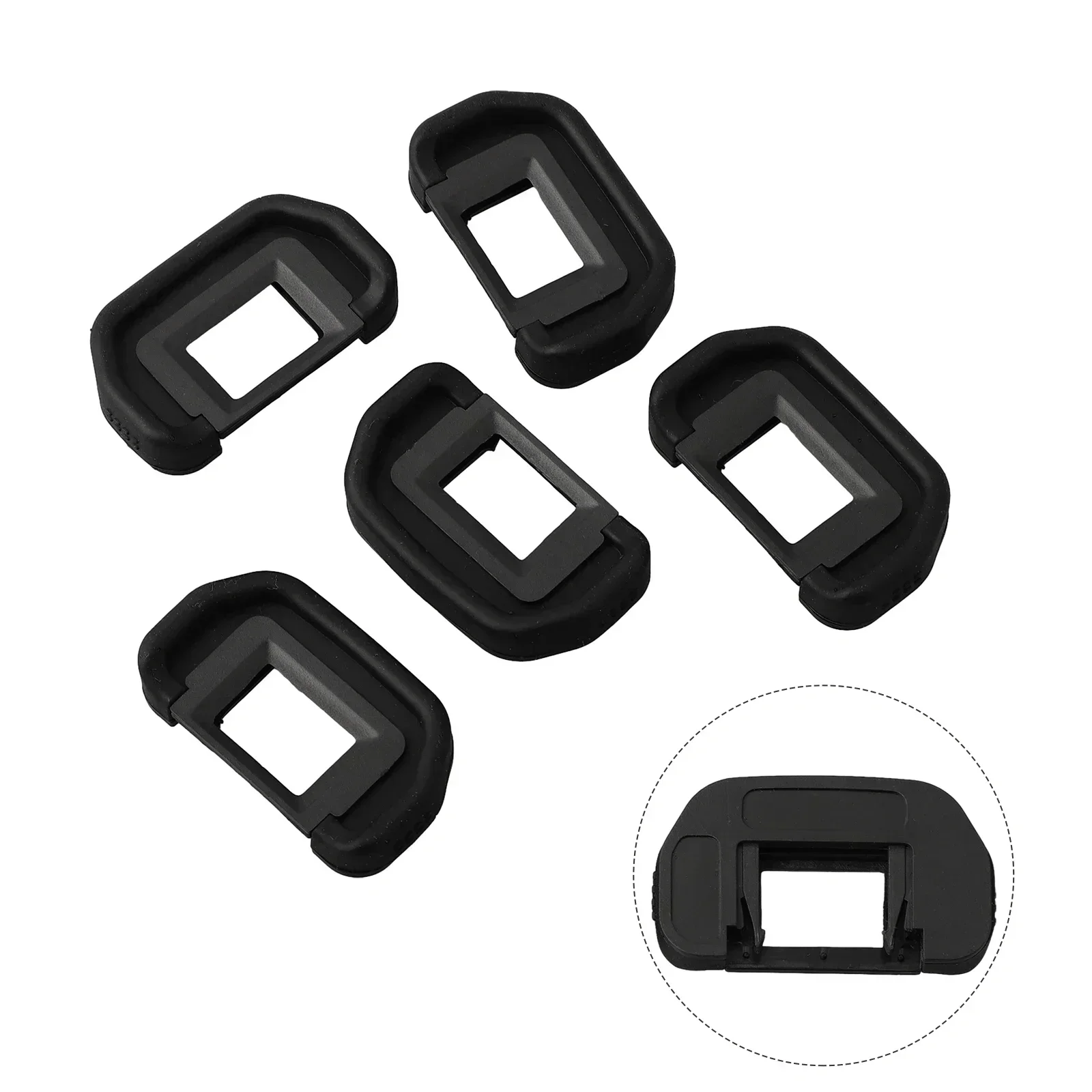 고무 아이컵 아이피스 EB, Canon70D 60D 50D 6D 5D 마크 카메라 EB 아이 마스크 교체 카메라 액세서리, 5 개