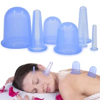Silicone Facial Massage Cupping Set Vacuum Body Massager Cup Ventouse Anti Cellulite Therapy Face Suction Cups Massage Kit 1