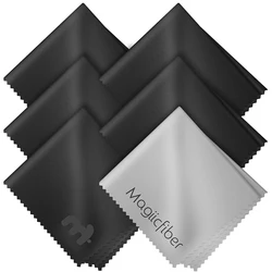 High - Density Premium Microfiber Cleaning Cloths - Soft, Non - Streaking, and Efficient Wipes (6 PACK)