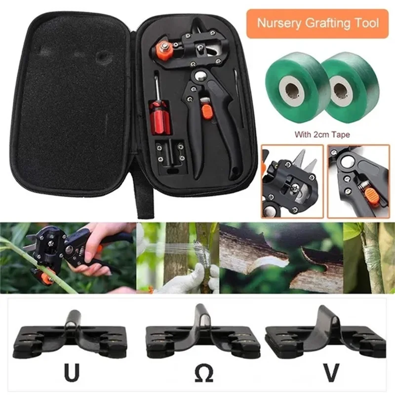 

1 Set Professional Farming Pruning Shears Grafting Scissor Garden Fruit Tree Secateurs Pruning Cutting Knife Tool Hand Tools