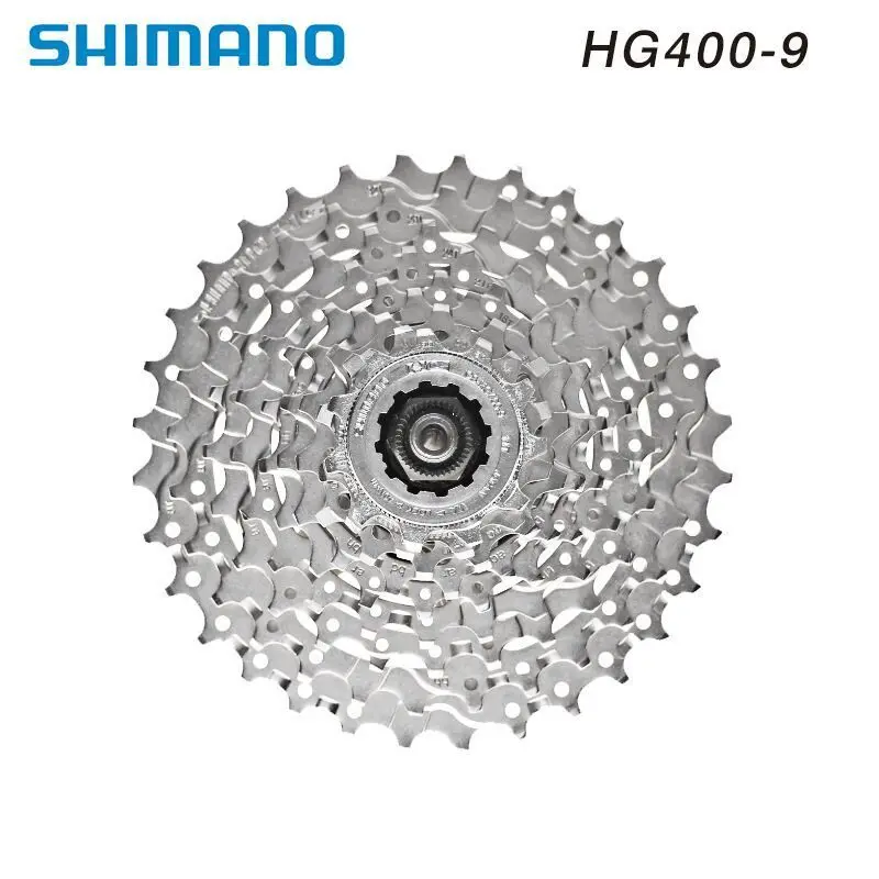 

Shimano hg400 CS-HG400-9 bike bicycle Cassette 11-25 11-28 11T-32T 11-34t MTB 9 Speed Bicycle Freewheel bike accessories