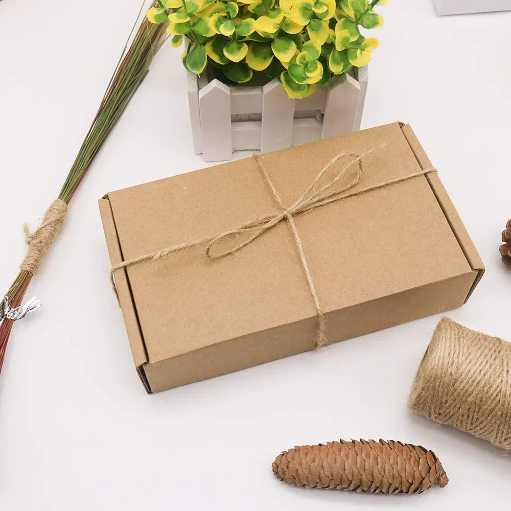 100M/lot 2MM Natural Jute Rope Twine Braided Cord String for Arts Crafts Gift Wrapping Christmas Wedding Decor