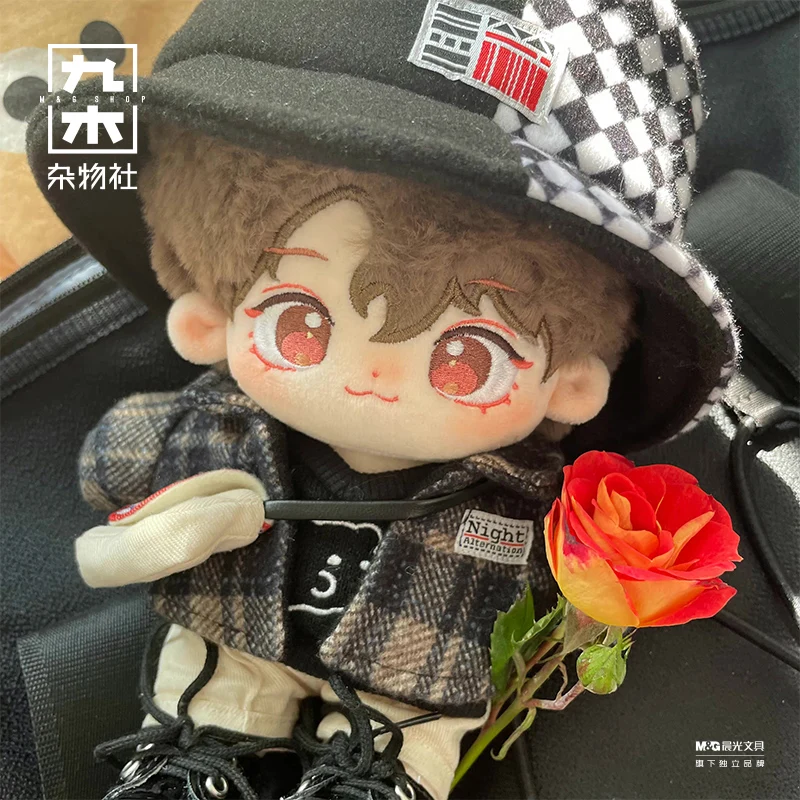 

New Handmade 5pc/set 20cm No Attribute Doll Clothes Outfit Morning Evening Handsome Suit Hat T-Shirt Jacket Dress Up Gift