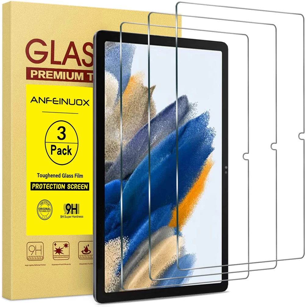 Per Samsung Galaxy Tab A8 Screen Protector 10.5 Pollici 3 Pack Proteggi Schermo In Vetro Temperato Per Galaxy Tab A8 2022 Antigraffio