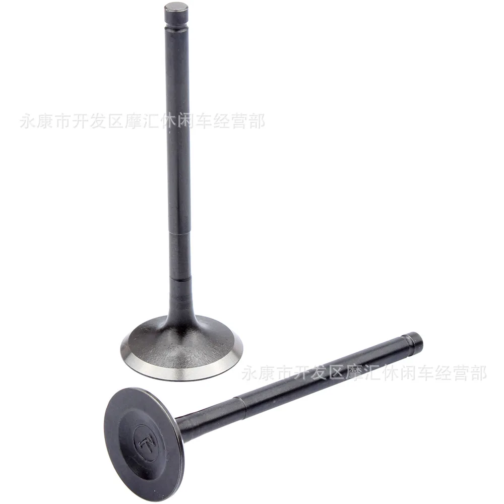 Gy6 200cc 스케이트보드 보조 카트 카트 밸브 오일 씰 입구 및 출구 코발트 합금 밸브 어셈블리 81MM