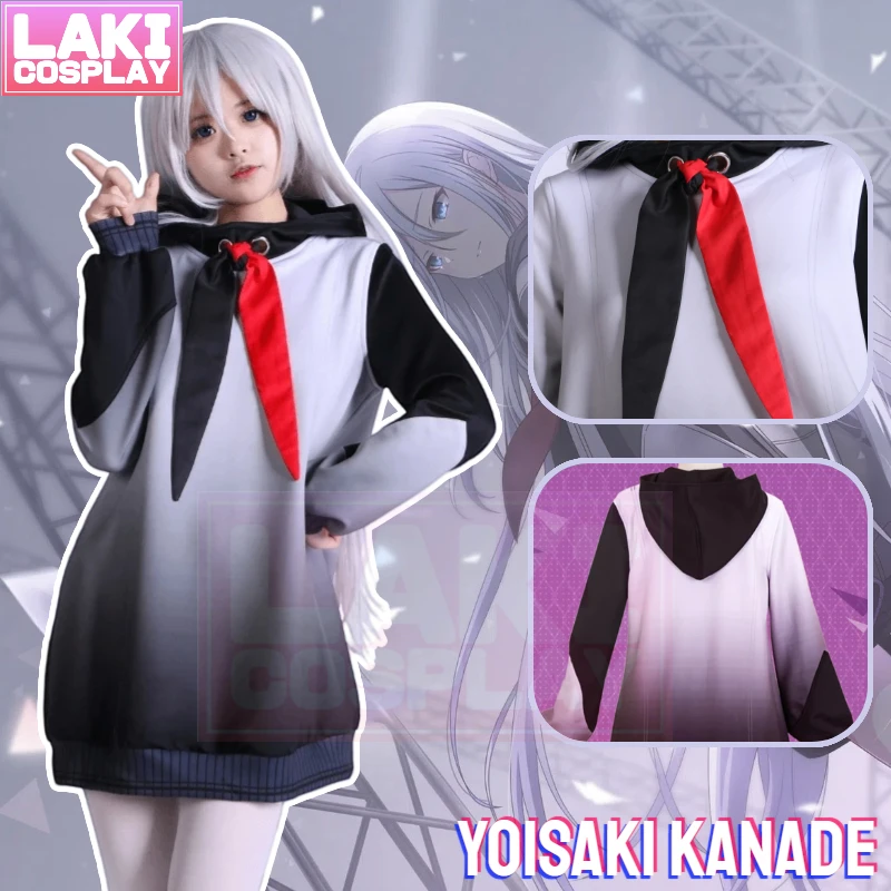 

Yoisaki Kanade косплей костюм проект секай красочный сцены Yoisaki Kanade косплей костюм и косплей Хэллоуин костюм
