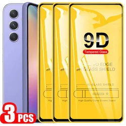 Premium 9D Full Cover Tempered Glass Screen Protector (1 - 3 Pack) - 3PCS (For SamsungA16 4G 5G)