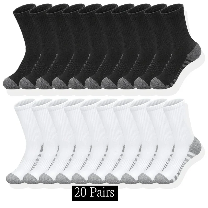 Men’s Classic Crew Sports Socks – 10/20/30 Pairs 1