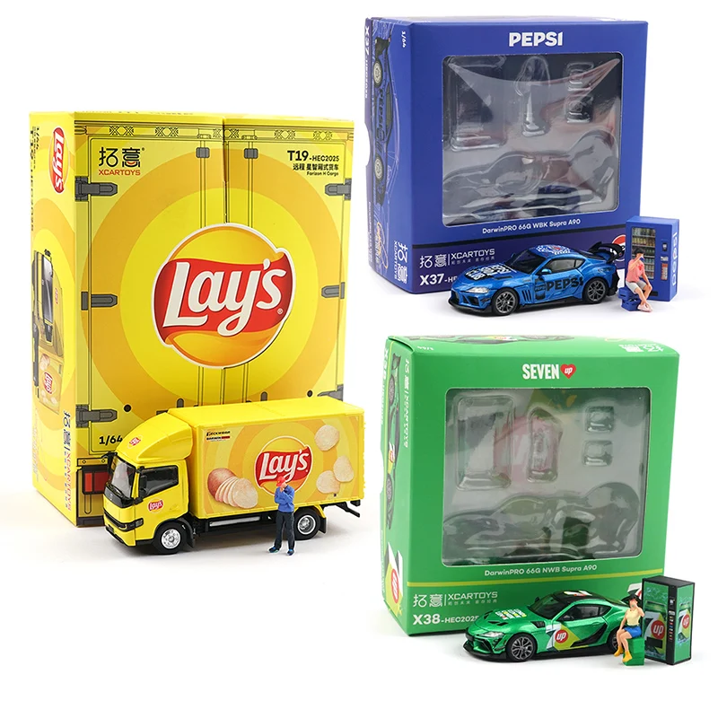 XCARTOYS 1:64, HEC Limited Edition supra Pepsi Seven Happiness