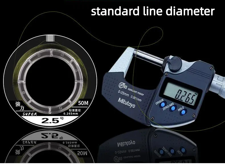 Spezielle 50m Nylon Angelschnur profession elle Angel köder Original Draht echte Mainline Tippet starke Zugkraft Angelschnur – Detail 4