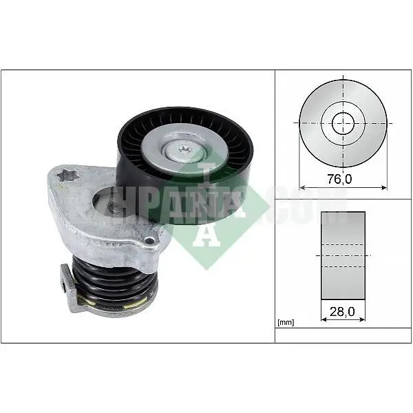 

INA Tensioner 2712000470 For Mercedes-Benz M271