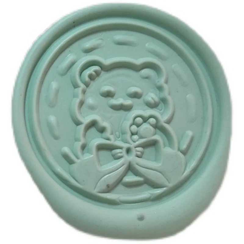 

Cute Bears Pandas Wax Seal Stamp Head DIY Bear Hug Panda Stamps Seals Sealing Postage Wedding Envelopes Hobby Card Craft Decor