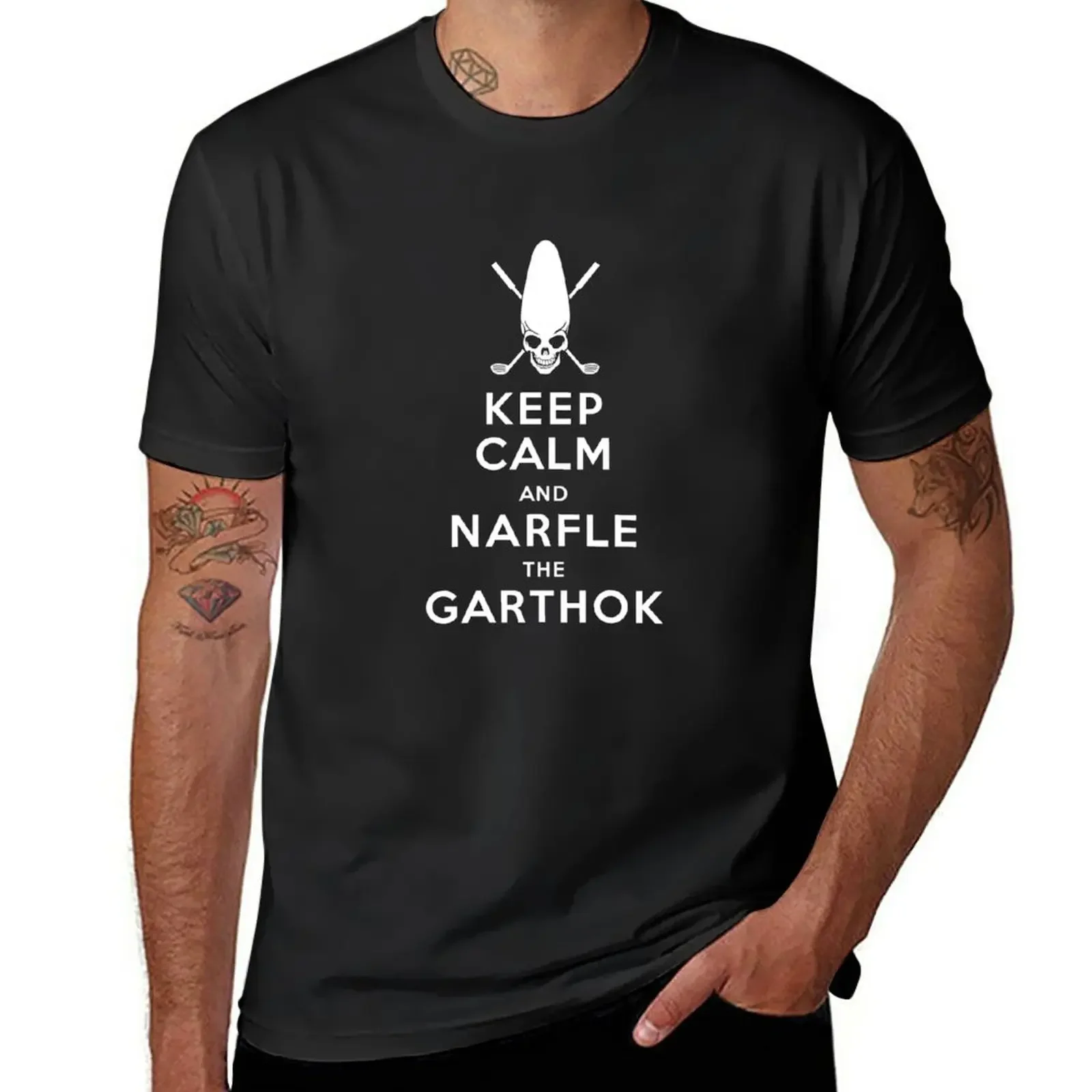 

Keep Calm and Narfle the Garthok T-Shirt quick drying tees anime clothes T-shirts for men cotton