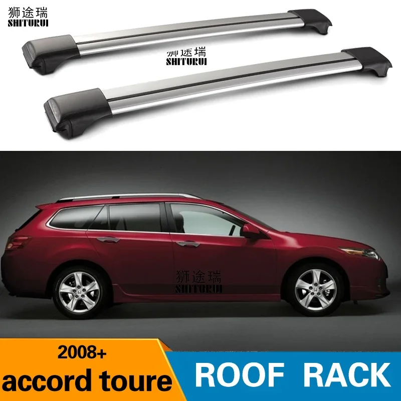 

2 шт. рейки на крышу для HONDA Accord Toure Estate Wagon 2008-2014, боковые рейки из алюминиевого сплава, поперечные рейки, багажник на крышу