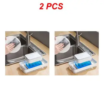 2/5PCS เครื่องจ่ายสบู่สีขาวกันสนิมประหยัดพื้นที่ยาวนานขนาดใหญ่ความจุเครื่องมือห้องครัวทําความสะอาดกดขนาดใหญ่เส้นผ่านศูนย์กลาง ABS 10