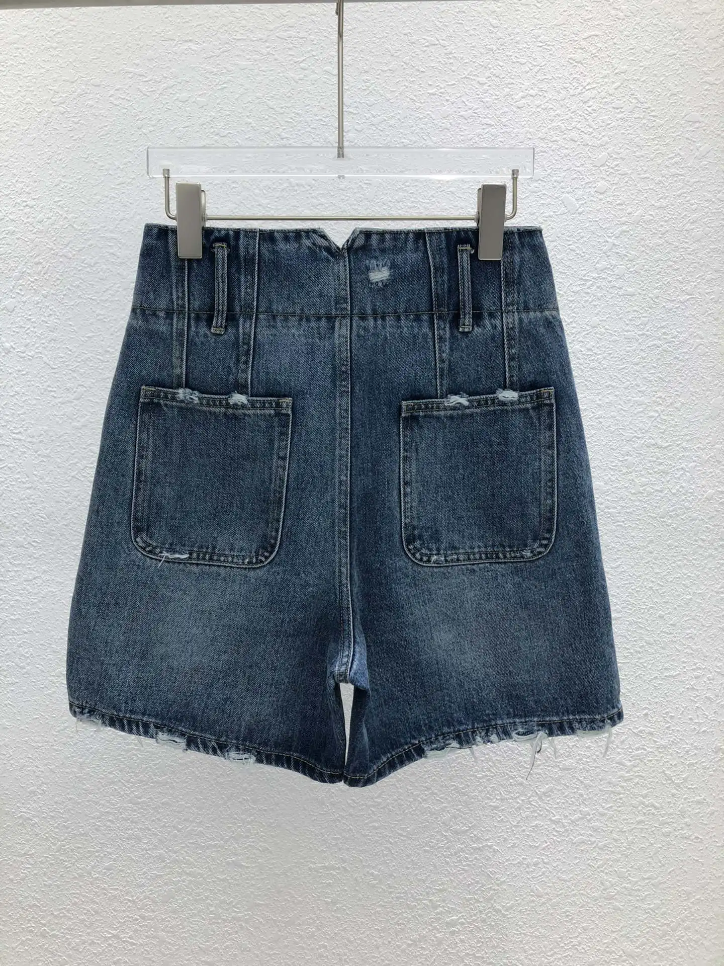 Spring/Summer New High Waist Double Button Denim Shorts basketball shorts Shorts