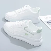 2024Spring Autumn Breathable Casual Shoes for Women Platform Running Tennis Sneakers Female White Concise Versatile Walking Flat 1