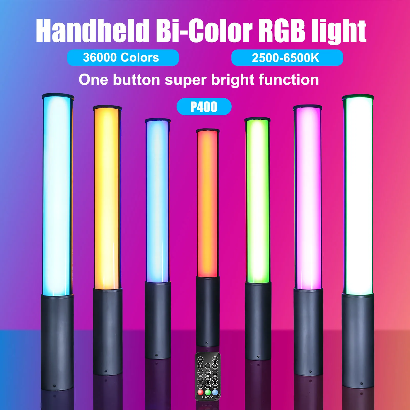 

Rgb Light Stick Portable Handheld Led Video Tube Lightfor Youtube Tik Tok Short Video Shooting Full Color Photographic Lighting