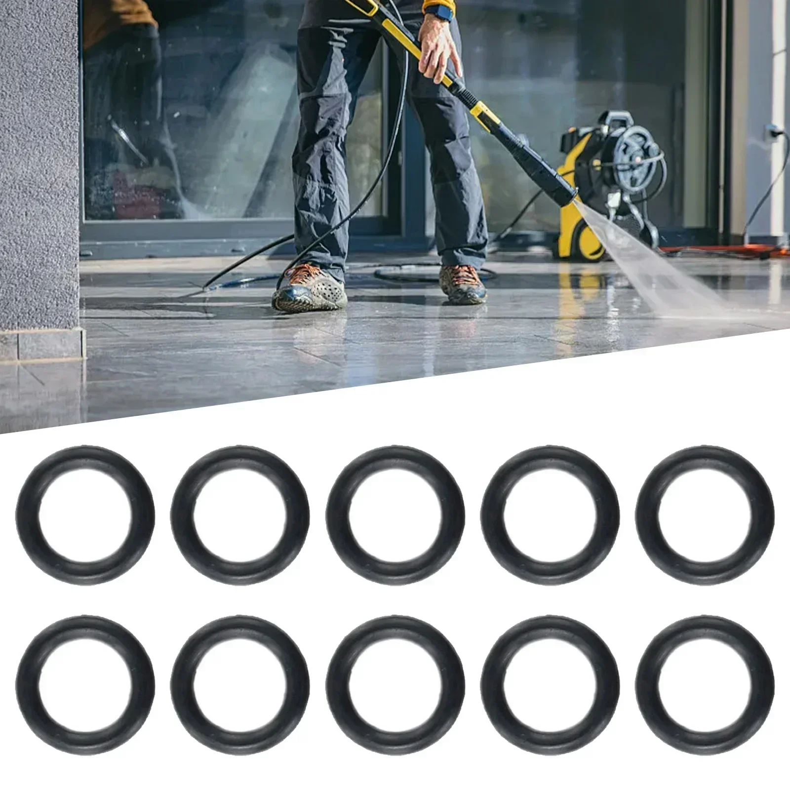 1/4 O-Rings Connector Seal Outdoor Power Equipment Easy To Install Exquisite Pressure Washer Accessories Rubber fuel filter seal,gasket set,waterproof sealing rings