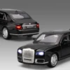1:24 Aurus Motors Aurus Senat Russia Presidential Car Alloy Car Model Sound and Light Children's Toy Collectibles Birthday gift 4