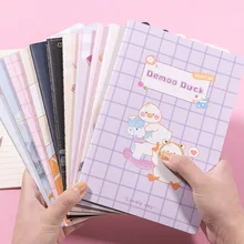

4Pcs Car Line Notebook Custom Student Homeword Book Agenda Planner Sketchbook Daily Schedule Journal Notebook School Stationery