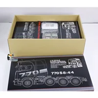 6X4 1/14 770S RC Tractor Truck 56373 Silver 3-speed Remote Control Painted Car Motor Model Kit Vehicle Toys for Boys 2