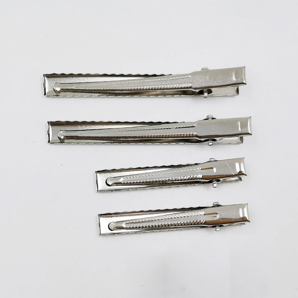 50 Stück Haarspangen (Krokodil-Clips) – Metall,  Produktbild-Vorschau 2