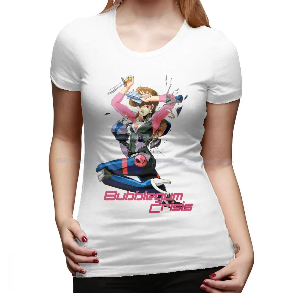 Bubblegum Crisis T Shirt 100% Cotton Tee Anime Bubblegum Crisis