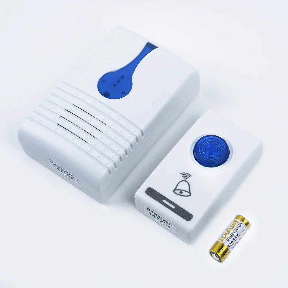 Button Doorbell Receiver Remote Control Transmitter Wireless Waterproof Double Speakers IP44 100m High Quality