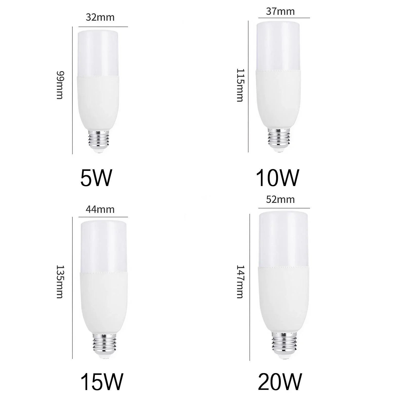 Versatile High-Brightness E27 LED Bulb - Energy-Efficient Home Lighting Solution