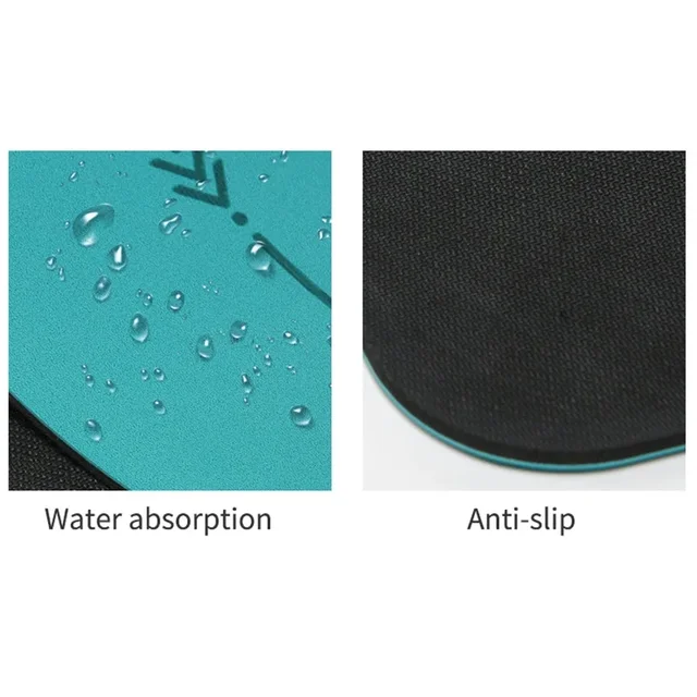 Mini Flat Support Mat Non-slip Polyurethane Rubber Yoga Mat 40 X 60CM Inverted Balance Knee  Fitness Mat Thickness 5mm 4