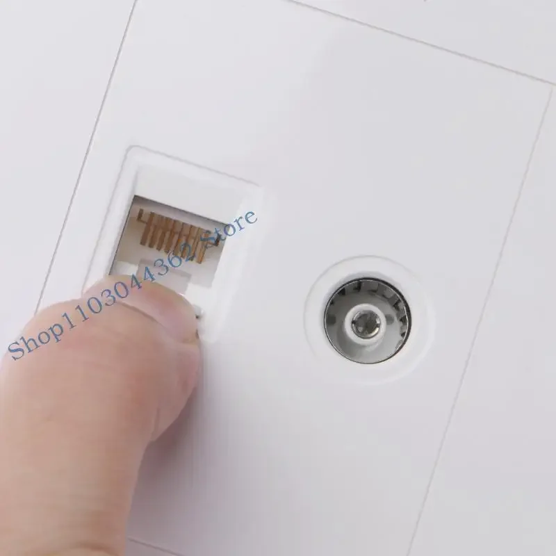 A3PA, 안테나용 RJ45 인터넷 어댑터 및 동축 벽면 장착 페이스플레이트 업..