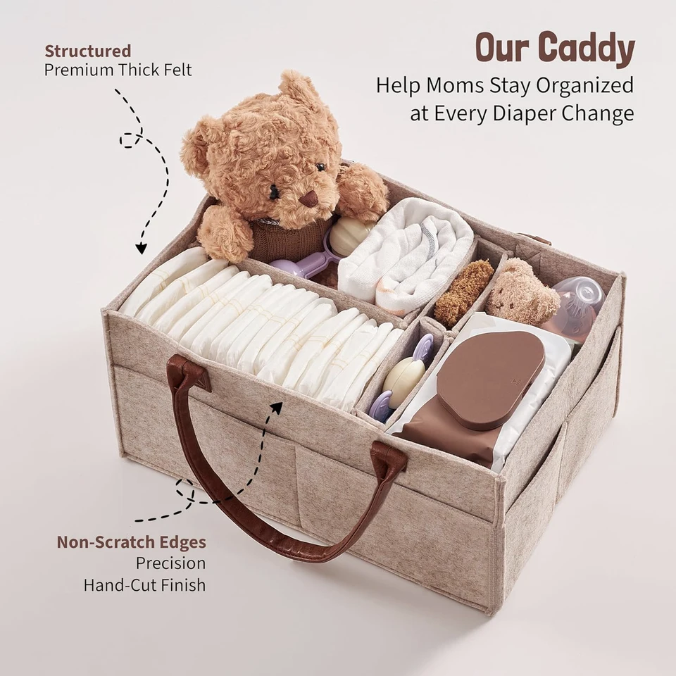 Organizador Pañales Cheeky Cow - Con Cambiador Gratis Ideal Baby Shower