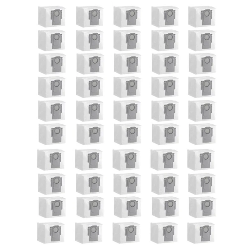 

50Pcs Dust Bag For Roborock S7 Pro Ultra/S7 Maxv Ultra/Q5+ /Q7+/Q7 Max+/T8 S8/S8 Pro Ultra Vacuum Cleaner Parts