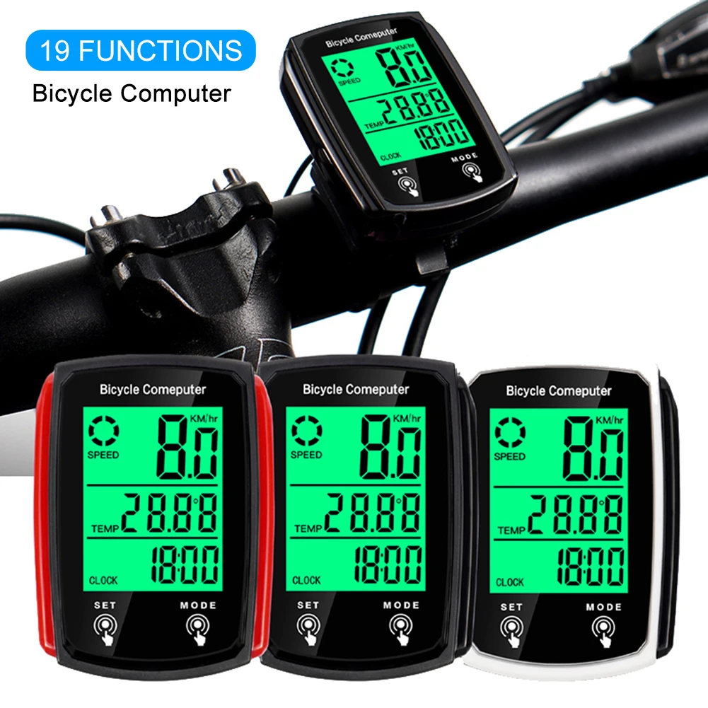 

New LED Touch Screen Bike Odometer LED Bicycle Computer Bike Speedometer Waterproof Cycling Bicycle Speedometer Bike Accessories