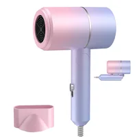 Hair Dryer with Diffuser High power negative ion hair dryer Lightweight Hair Dryer Foldable Home Thermostatic Silent Hair Dryer 1