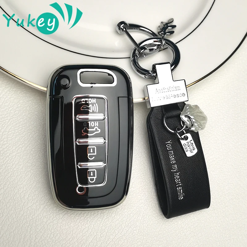 Tpu Car Key Fob Shell Cover Per Hyundai Genesis Coupe Sonata Ix35 Per Kia Forte Sportage K2 K5 Smart Key Case Protector