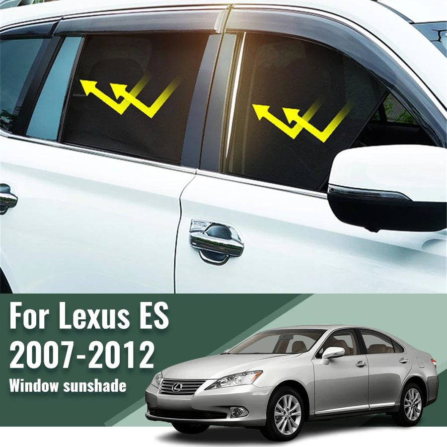 

For Lexus ES 2007-2012 ES350 ES300 ES240 Magnetic Car Window Curtains Solar Sunshield Shadow Mesh Glass Shading Sun Protection