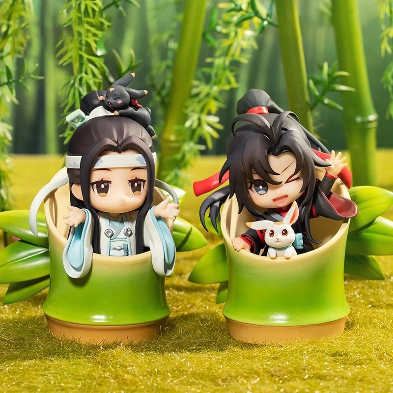 

Mo Dao Zu Shi Anime Figure Toys Wei Wuxian Lan WangJi Figure PVC Action Figure Birthday Q Ver Model Toy Doll Toy Gift