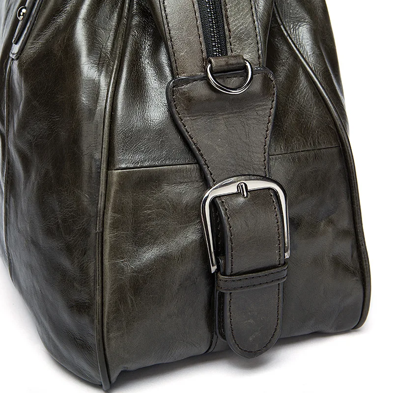 Unisex Vintage Leather Travel Bag