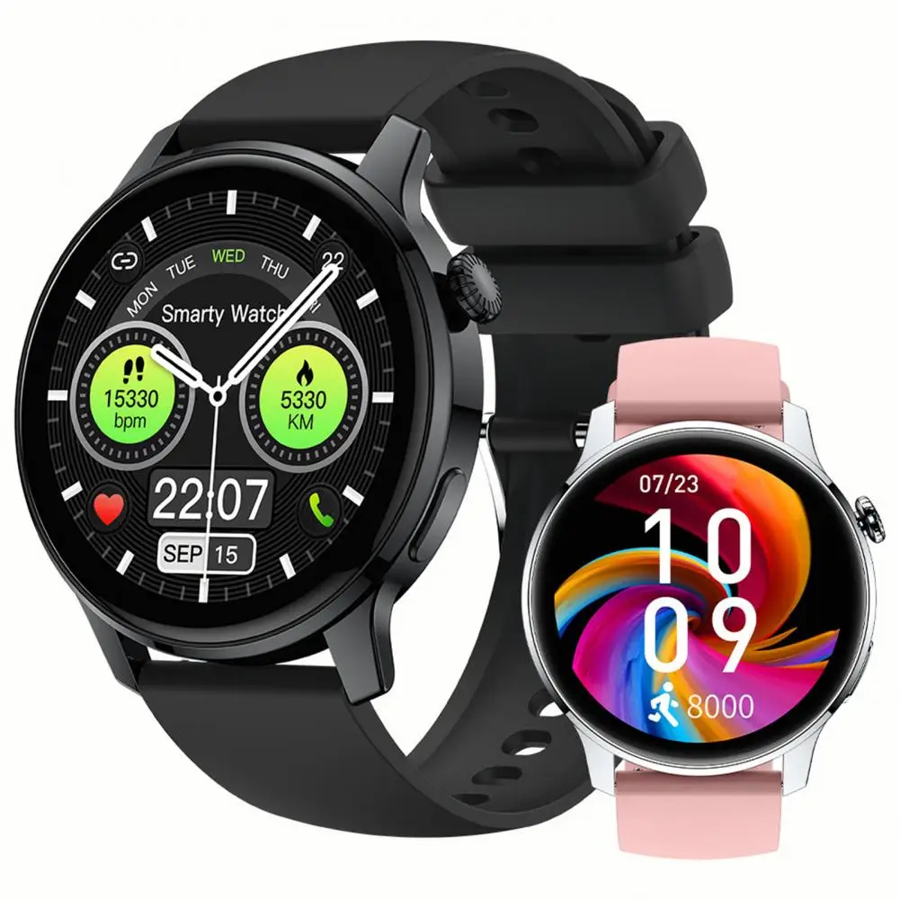 S46 sport smart watch bluetooth kompatibel 5,0 runde vollbild mehrere
