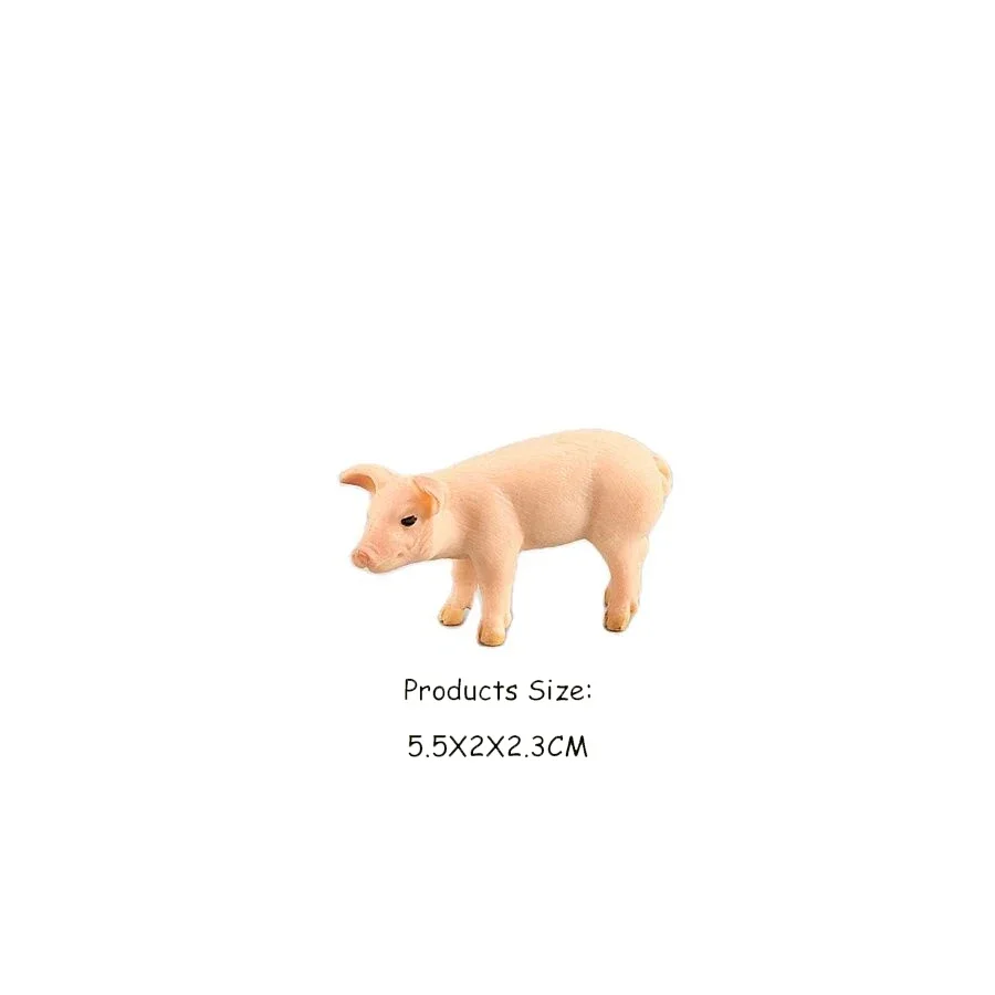 Pig Family Figurine Set - Animal Farm Toy Collection