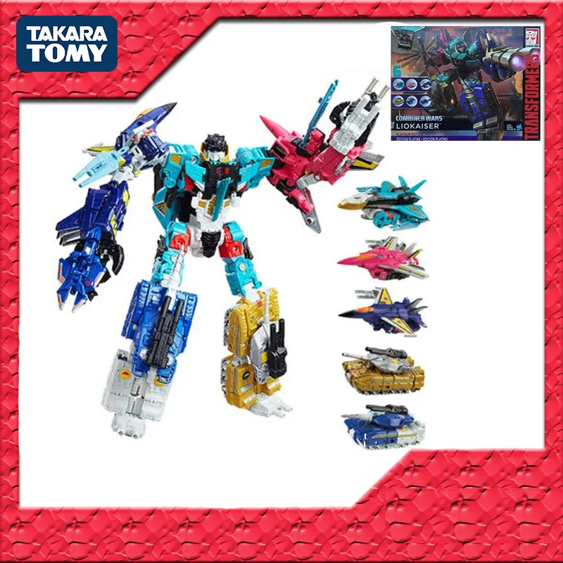 In Magazzino Original Takara Tomy Transformers Combiner Wars Idw Liokaiser Pvc Anime Figure Action Figures Model Toys