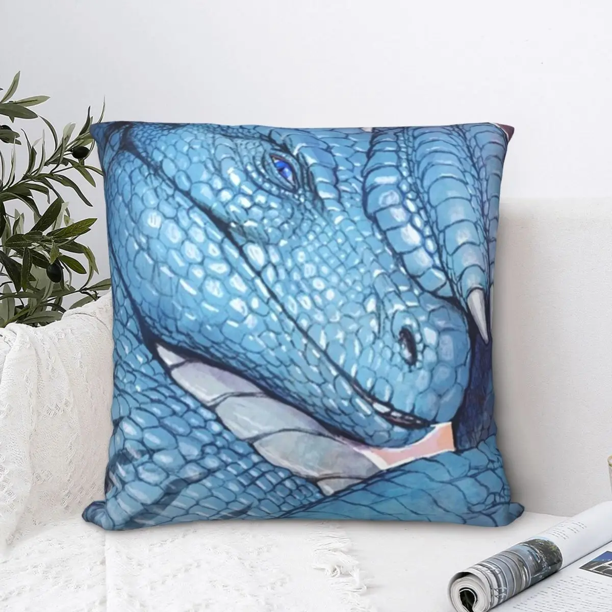 

Trinnean Posters Square Pillowcase Polyester Pillow Cover Velvet Cushion Zip Decorative Comfort Throw Pillow For Home Bedroom