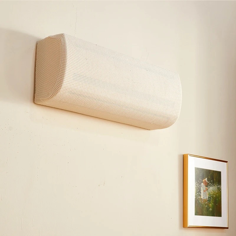 Polar Fleece Air Conditioner Dust Cover Anti-dust Wall Mounted Protector Easy Cleaning Cover Protective Polyester Home Textile