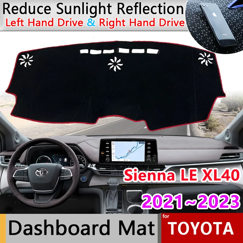 2021 toyota sienna dash cover best sale